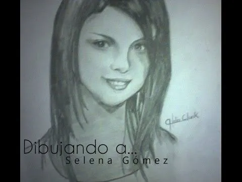 Dibujando - Selena Gomez por Helio Clark - YouTube
