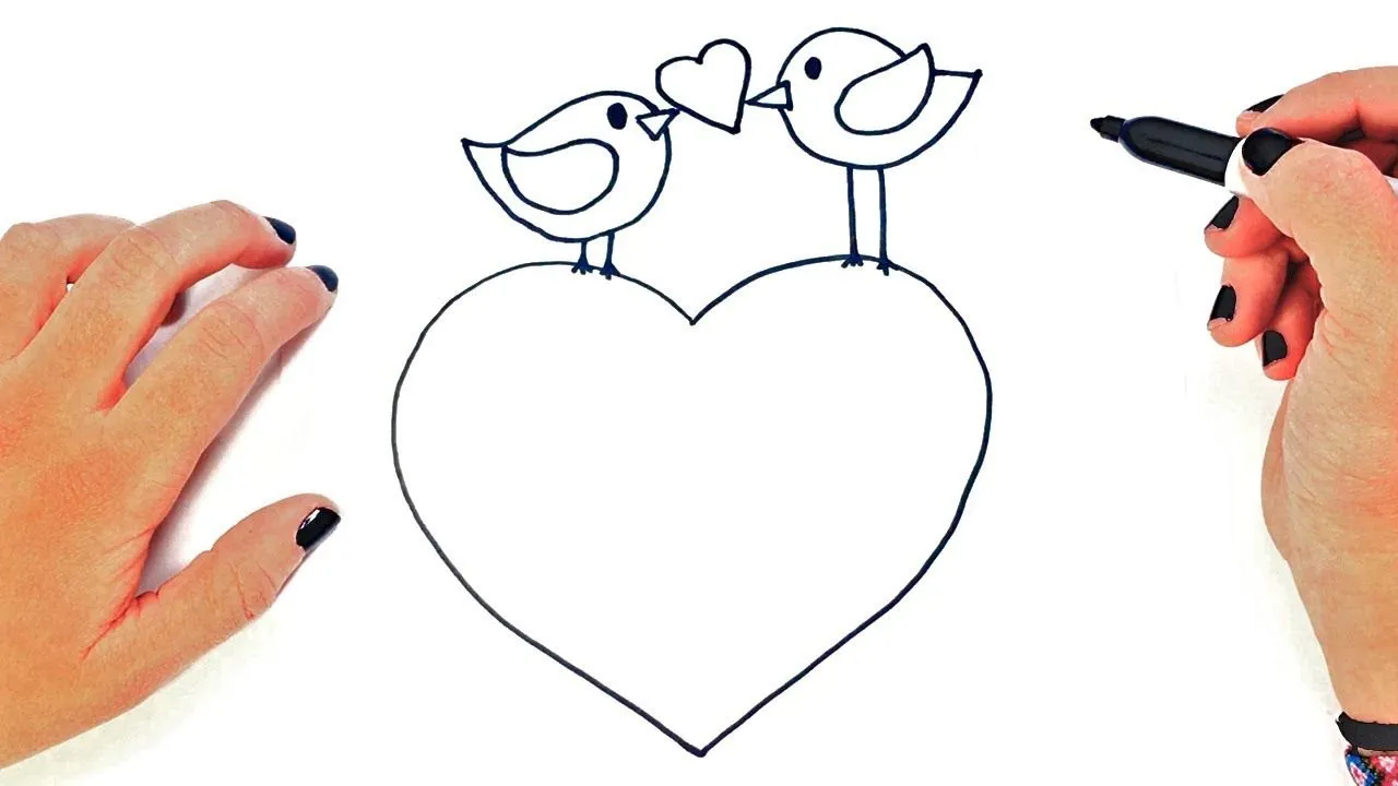 Como dibujar El Amor | Dibujos Románticos de Amor - YouTube