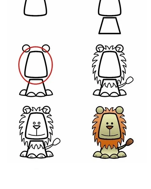 Cómo dibujar animales. Algunas ideas Visto en: http://doitandhow.com﻿