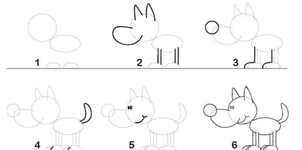 Cómo dibujar animales paso a paso. Guías de dibujo