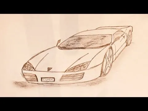 Como dibujar un auto paso a paso - YouTube