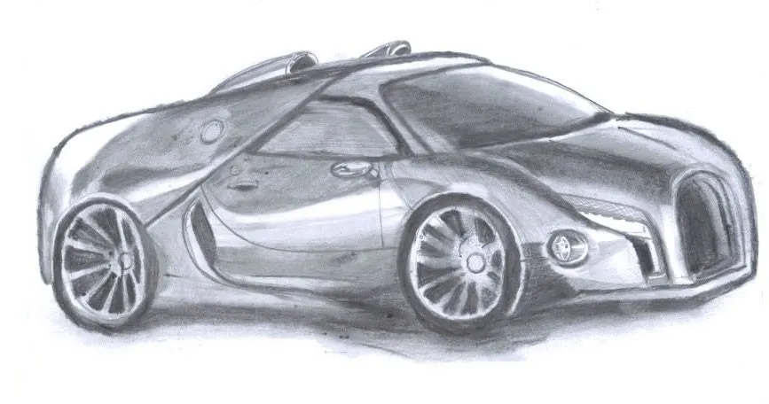 Bugatti a Lápiz | Ivan Utrera