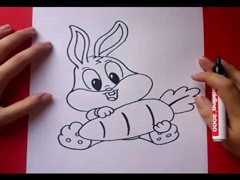 Como dibujar a Bugs Bunny paso a paso 2 - Looney Tunes | How to ...