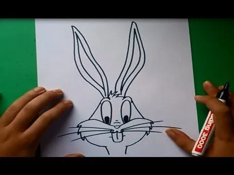 Como dibujar a Bugs Bunny paso a paso - Looney Tunes | How to draw ...