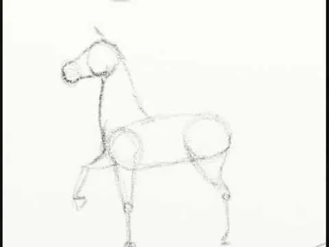 Cómo dibujar un caballo fácil paso a paso - YouTube Cómo dibujar un caballo fácil paso a paso - YouTube
