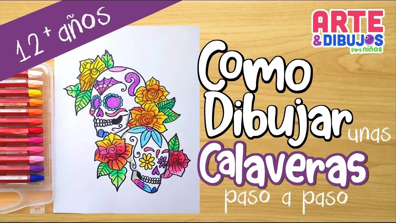 Como dibujar unas CALAVERAS para el Día de Muertos - YouTube