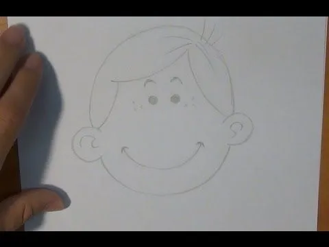 Dibujar una cara sonriente - Draw a smiley face - YouTube