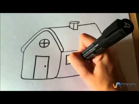 Cómo dibujar una casa animada - YouTube
