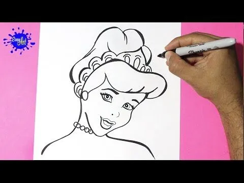 Como dibujar a cenicienta l How to draw cinderella - como dibujar ...