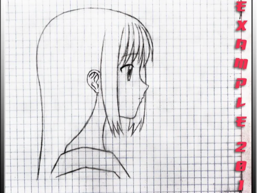 Como dibujar chica anime en perfil por angelus | Dibujando Como dibujar chica anime en perfil por angelus | Dibujando