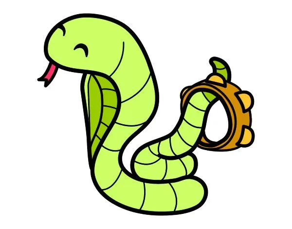 Como dibujar a una cobra - Imagui