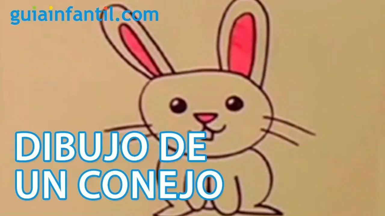 Cómo dibujar un conejo. Actividades para niños - YouTube