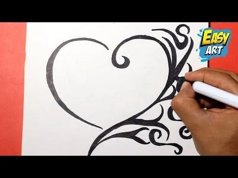 como dibujar un corazon - how to draw he - Youtube Downloader mp3