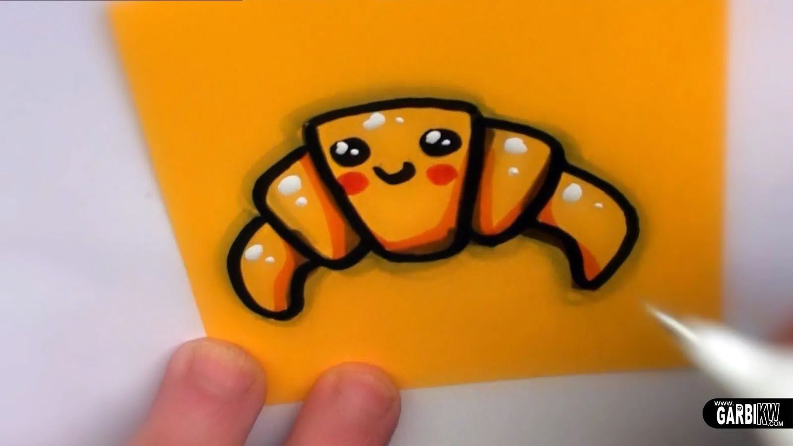 Cómo dibujar Un Croissant lindo - Comida Kawaii - Dibujos faciles ... Cómo dibujar Un Croissant lindo - Comida Kawaii - Dibujos faciles ...