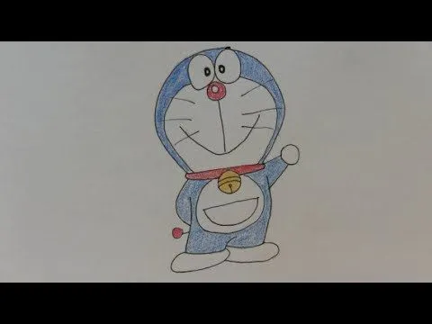 Cómo dibujar a Doraemon paso a paso - Dibujos para Pintar - YouTube