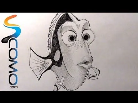 Dibujar a Dory de Buscando a Nemo - YouTube