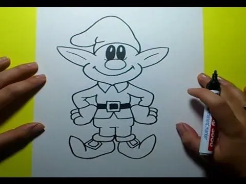 Como dibujar un duende paso a paso | How to draw an elf - YouTube