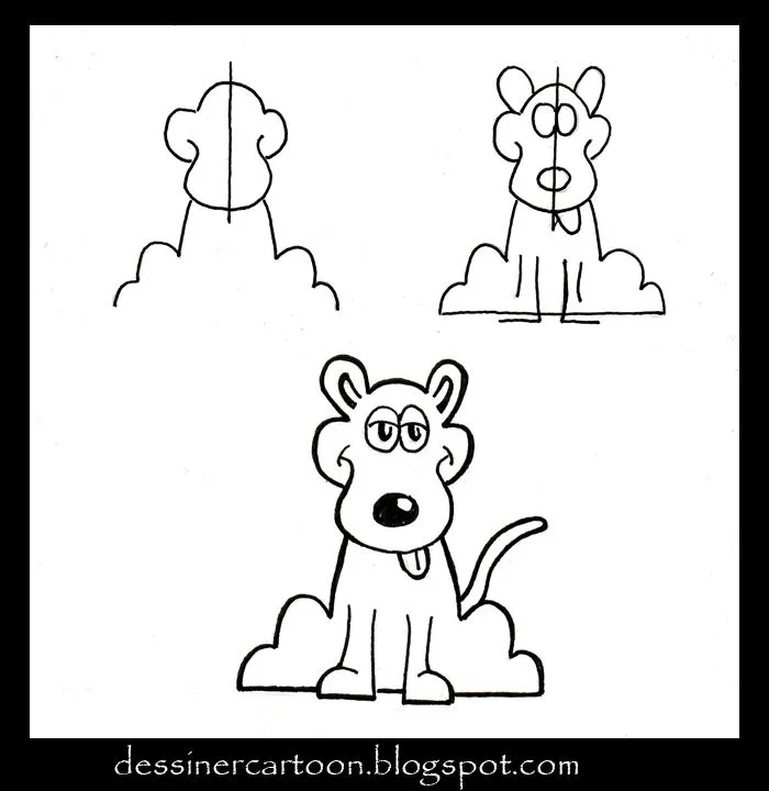 Cómo Dibujar Fantasía: Cómo dibujar un perro 3