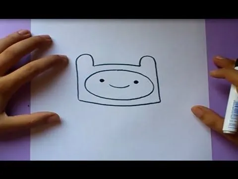 Como dibujar a Finn paso a paso - Hora de aventuras | How to draw ...