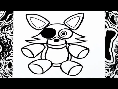 Como dibujar a foxy peluche | how to draw foxy - YouTube