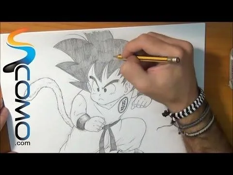 Dibujar a Goku de Bola de Dragon - YouTube