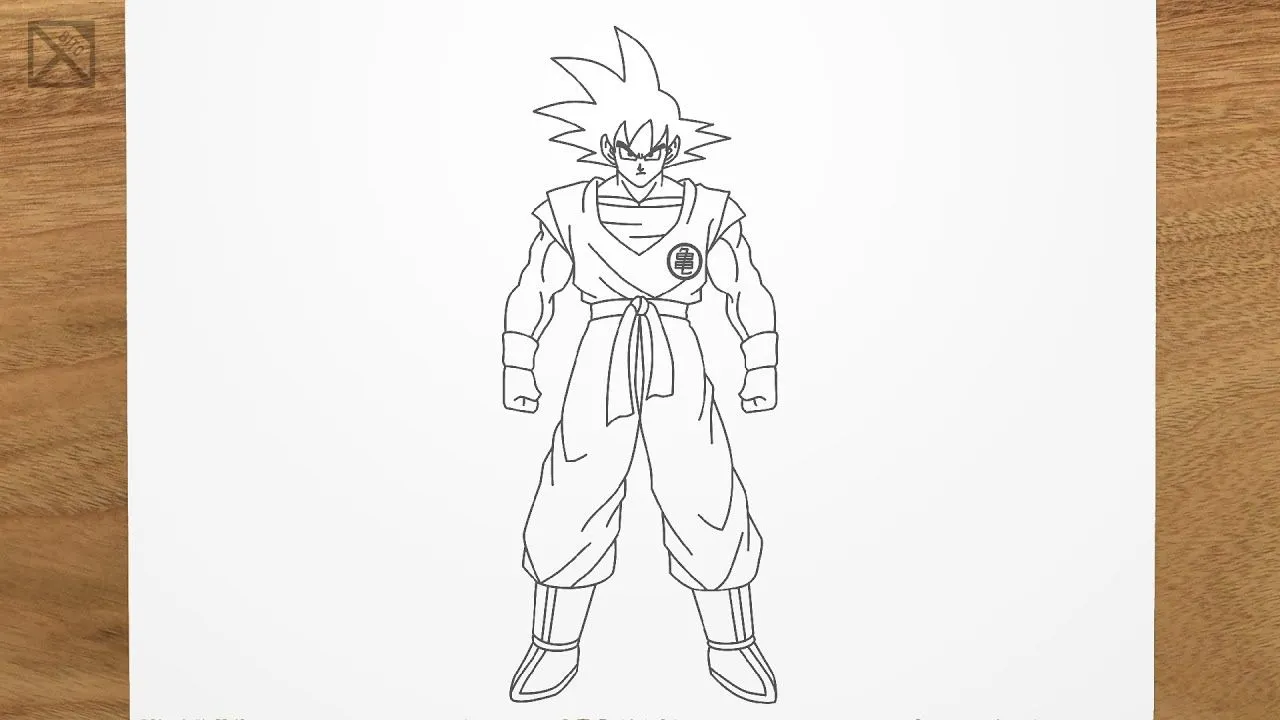 Cómo dibujar GOKU (cuerpo entero) - Dragon Ball Z paso a paso, fácil Y rápido - YouTube Cómo dibujar GOKU (cuerpo entero) - Dragon Ball Z paso a paso, fácil Y rápido - YouTube