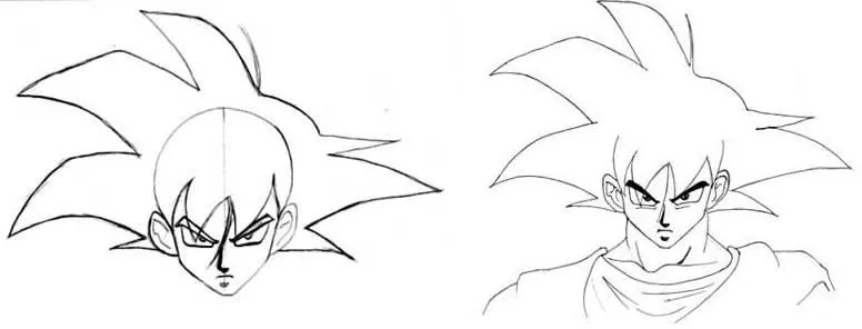 Aprende a dibujar a Goku - Taringa!