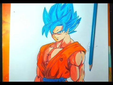 como dibujar a Goku para principiantes | how to draw Goku for ...