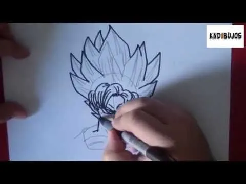 Como dibujar a goku super sayayin - How to draw goku super saiyan ...