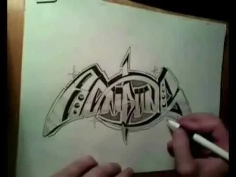 Cómo dibujar graffiti (fuente 2D) [ TUTORIAL GRAFFITI ] - YouTube