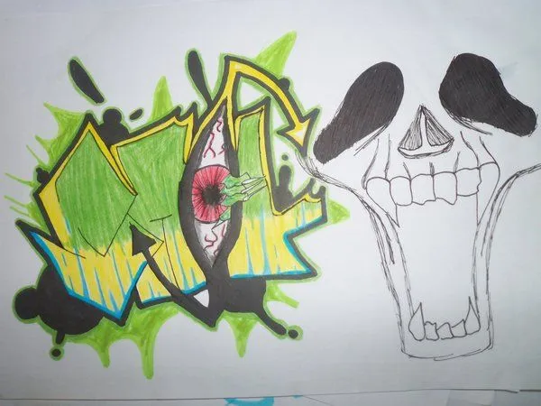 Dibujar un graffiti - Imagui