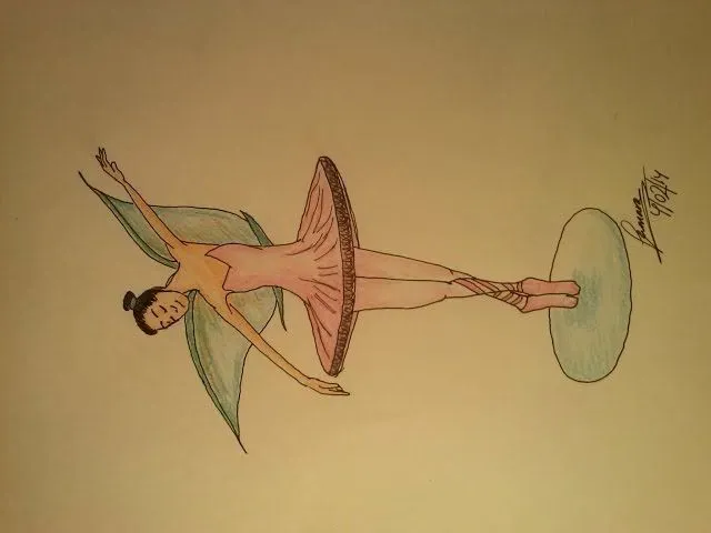 Cómo dibujar un hada-bailarina de Ballet--How to draw a Fairy ...
