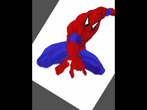 Como dibujar al hombre araña - YouTube