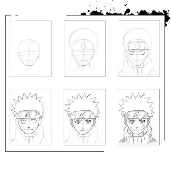 Como dibujar a Naruto (FÁCIL)