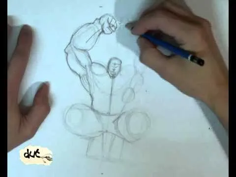Cómo dibujar al Increíble Hulk: 10 pasos (con fotos)