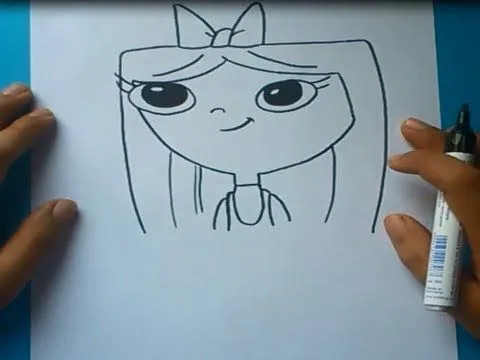 Como dibujar a Isabella paso a paso - Phineas y Ferb | How to draw ...