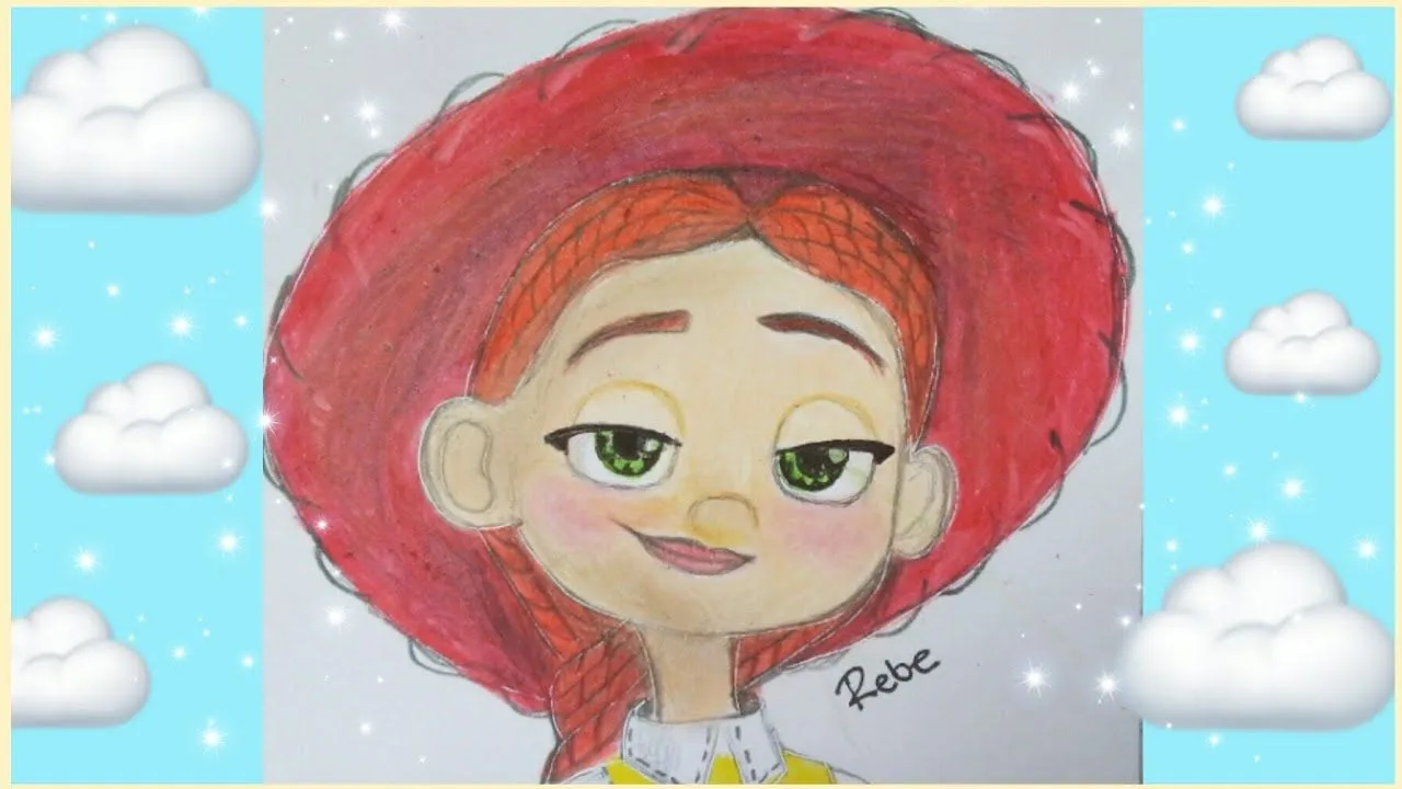 COMO DIBUJAR A JESSIE | TOY STORY 4|how to draw jessie☁️ - YouTube