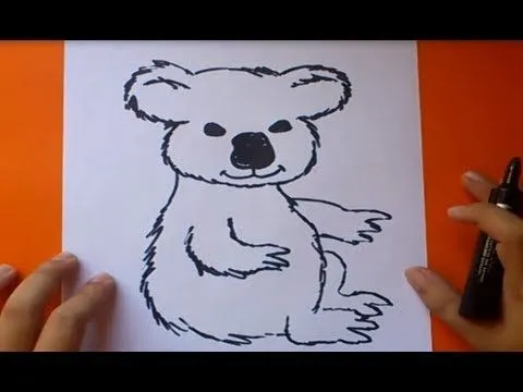 Como dibujar un koala paso a paso | How to draw a koala - YouTube