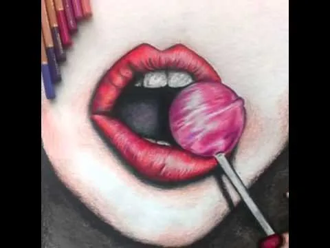 Como dibujar unos labios sexys - YouTube