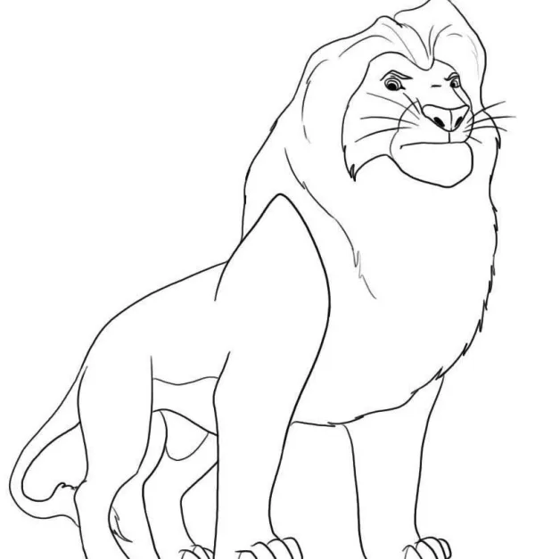 Cómo dibujar un león - 5 pasos