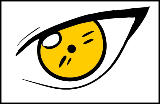 Como dibujar manga: Pintar ojo en SAI - Forma 1 Como dibujar manga: Pintar ojo en SAI - Forma 1