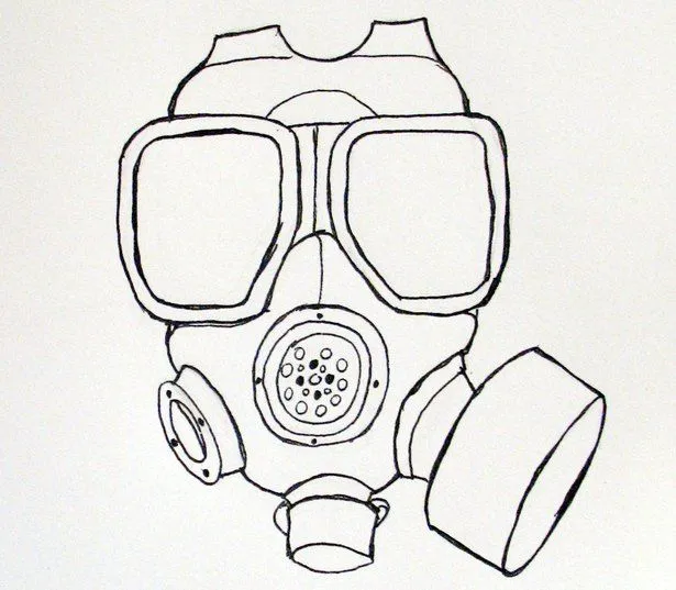 Cómo dibujar una máscara de gas | eHow en Español