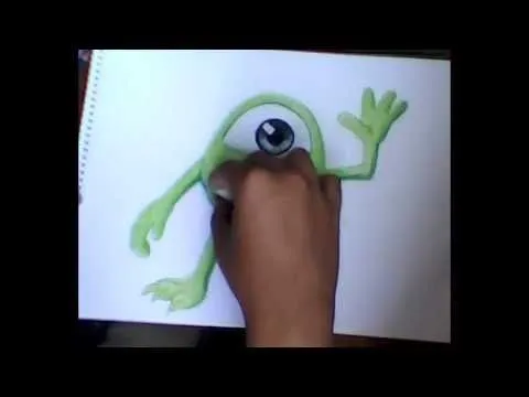 Como dibujar a Mike Wazowski niño - YouTube