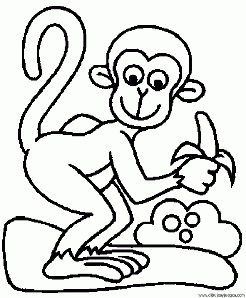 Dibujos de mono araña para colorear - Imagui