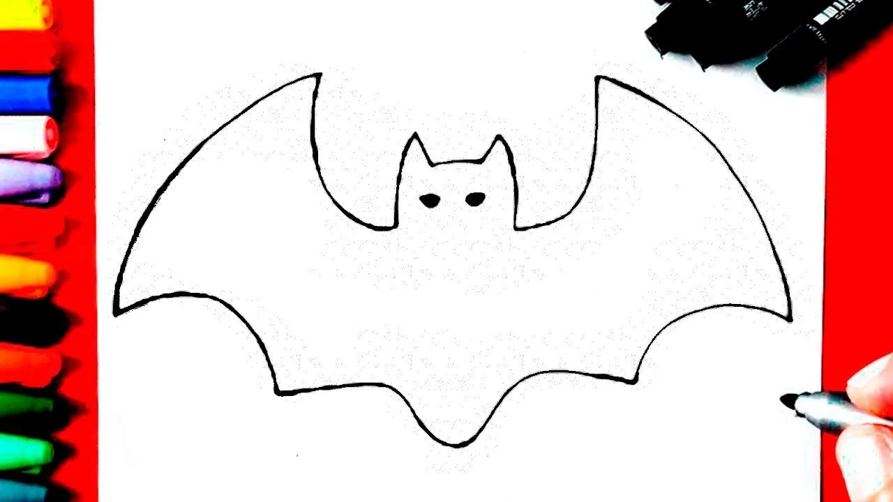 COMO DIBUJAR un MURCIÉLAGO HALLOWEEN - YouTube COMO DIBUJAR un MURCIÉLAGO HALLOWEEN - YouTube
