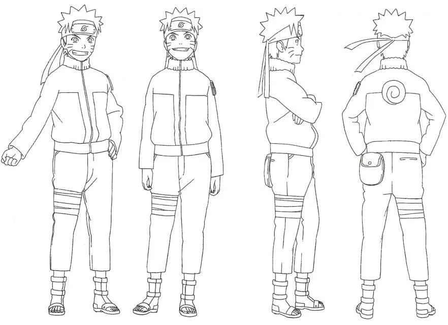 Como dibujar Naruto - tutorial para aprender a dibujar cara paso a ...