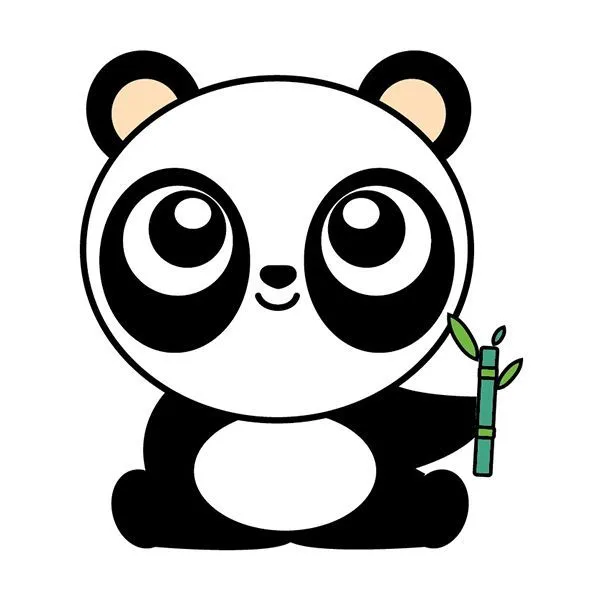 Cómo dibujar un Oso Panda Kawaii ✍ | COMODIBUJAR.CLUB | Como dibujar un oso,  Panda kawaii, Dibujos kawaii