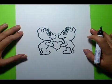 Como dibujar osos de peluche paso a paso | How to draw teddy bears ...