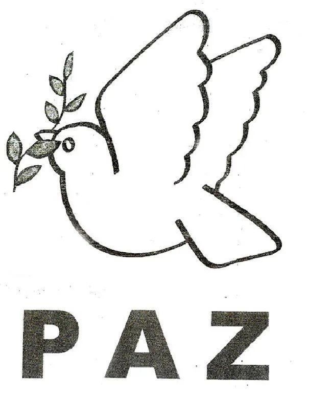 Como dibujar una paloma de la paz - Imagui