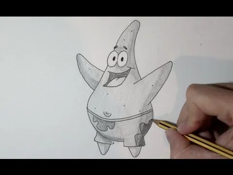 Cómo dibujar a Patricio de Bob Esponja paso a paso a lápiz - YouTube